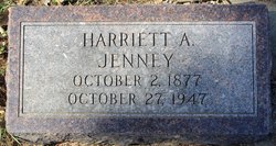 Harriett A Jenney 