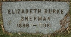 Elizabeth <I>Burke</I> Sherman 
