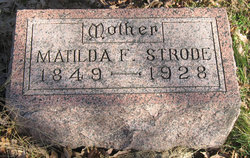 Matilda F. <I>Randall</I> Strode 