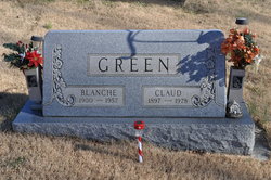 Mary Blanche “Blanche” <I>Bennett</I> Green 