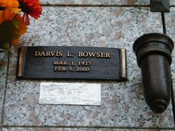 Darvis LeRoy Bowser 