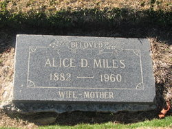 Alice <I>Donovan</I> Miles 