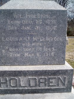 Louisa Jane <I>McClintock</I> Holdren 