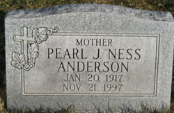 Pearl J <I>Ness</I> Anderson 