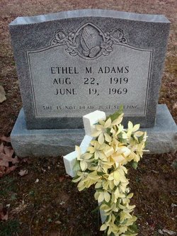 Ethel M. <I>Conley</I> Adams 