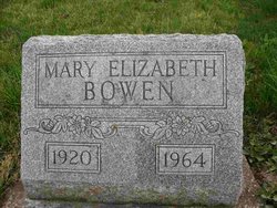 Mary Elizabeth Bowen 