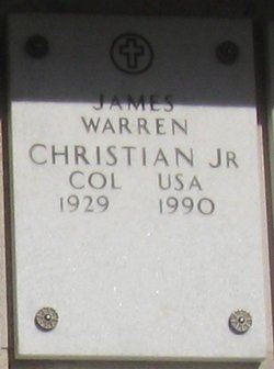 COL James Warren Christian Jr.