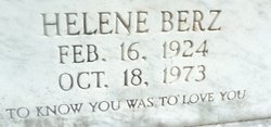 Helene <I>Berz</I> Bonnie 