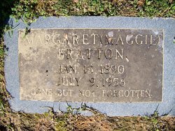 Margaret Ann “Maggie” <I>Bryant</I> Bratton 