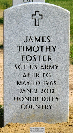 Sgt James Timothy Foster 