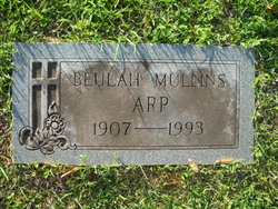 Beulah Mae <I>Mullins</I> Arp 