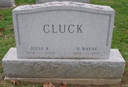 Julia R. <I>Stoops</I> Cluck 