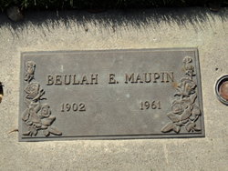 Beulah E <I>Williams</I> Maupin 