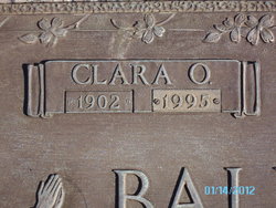 Clara O. Ballenger 