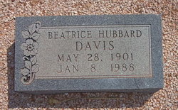 Beatrice <I>Hubbard</I> Davis 