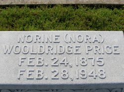 Norine “Nora” <I>Wooldridge</I> Price 