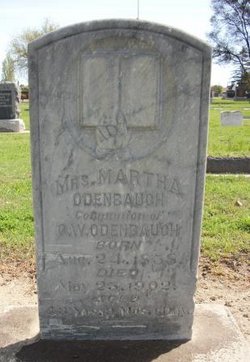 Martha <I>Pittman</I> Odenbaugh 