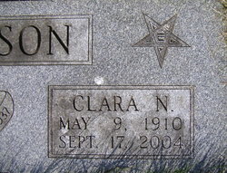 Clara N <I>Nelson</I> Adamson 