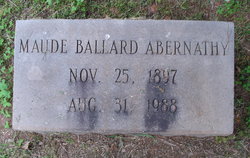 Maude <I>Ballard</I> Abernathy 