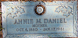 Annie Maors <I>Daugherty</I> Daniel 
