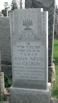Anna <I>Gelberg</I> Nevis 