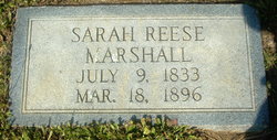 Sarah Reese Marshall 