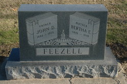 Bertha Elizabeth <I>Hall</I> Feezell 