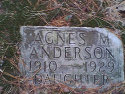 Agnes M Anderson 