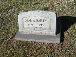 Opal Audrey <I>Spurlock</I> Bailey 