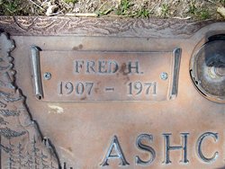 Fredrick Henry “Fred” Ashcraft 