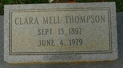 Clara Mell <I>Golsom</I> Thompson 