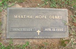 Martha <I>Hope</I> Derks 