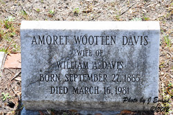 Amoret Cameron <I>Wootten</I> Davis 