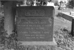 Fannie E. M. <I>Townsend</I> Evans 