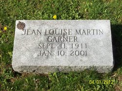 Jean Louise <I>Martin</I> Garner 