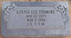 Lonnie Lee Tidmore 