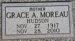 Grace Moreau <I>Burnett</I> Moreau Hudson 