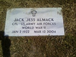 Jesse Gray “Jack” <I>Blackwell</I> Almack 