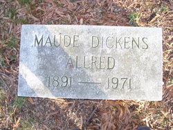 Maude Lindsey <I>Dickens</I> Allred 