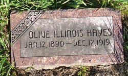 Olive Illinois “Ollie” <I>Austin</I> Hayes 