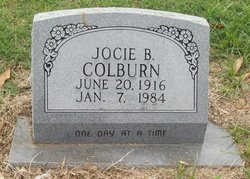 Jocie B. “Josie” <I>Richardson</I> Colburn 