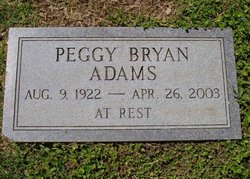 Margaret “Peggy” <I>Bryan</I> Adams 