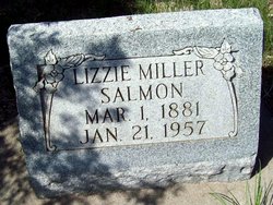 Elizabeth “Lizzie” <I>Detamore</I> Salmon 