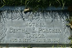 Bertha Emma <I>Porcher</I> Taylor 