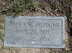 Bertha <I>Wordsworth</I> Breedlove 