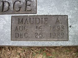 Maudie A. <I>Dye</I> Aldridge 