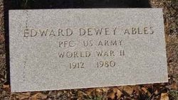 Edward Dewey Ables 
