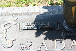 Lucille L <I>Bell</I> Adams 