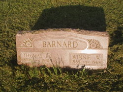 Winnefred Irene “Winnie” <I>Woods</I> Barnard 