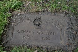 Geneva Ova <I>Jones</I> Guthrie 